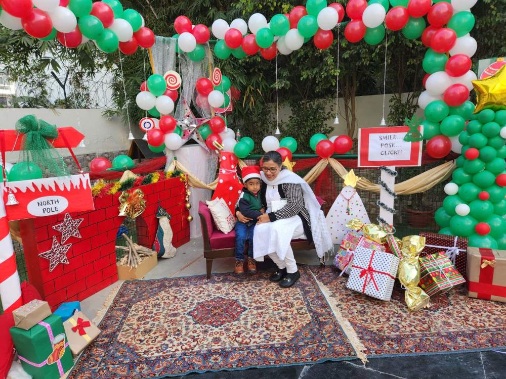 Celebrating Christmas with our Grandparents